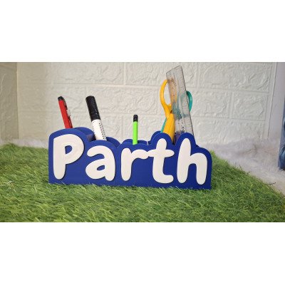 NameDesk — Custom 3D Printed Name Pen Stand