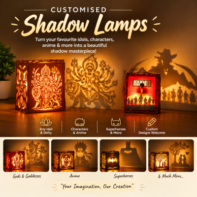 Custom 3D Printed Shadow Lamp