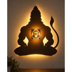 Lord Hanuman Sacred Shadow Lamp