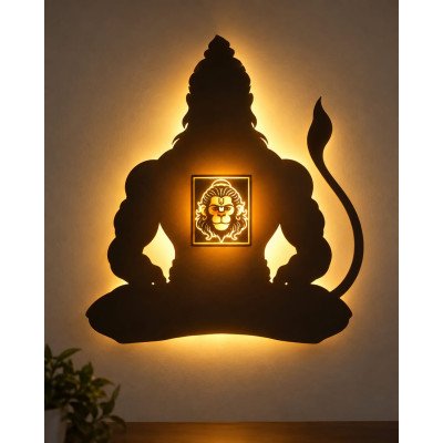 Lord Hanuman Sacred Shadow Lamp