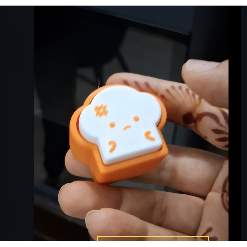 BreadClick — Personalised Fidget Clicker Keychain