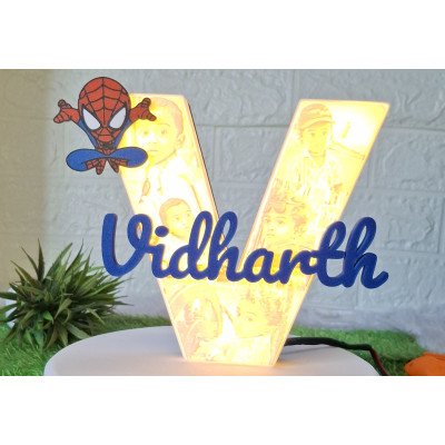 Custom Lithophane Letter Lamp