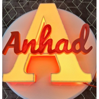 Custom Letter Name Lamp