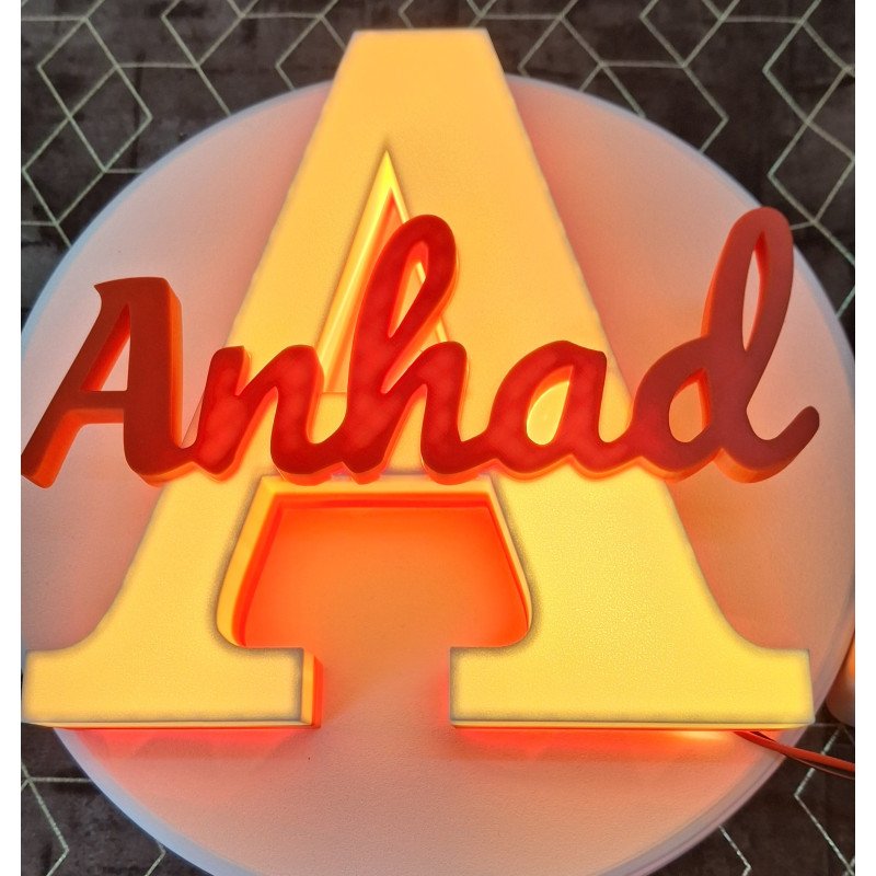 Custom Letter Name Lamp