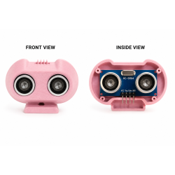 RoboEye — Custom 3D Printed Ultrasonic Sensor Holder for Arduino & STEM Projects