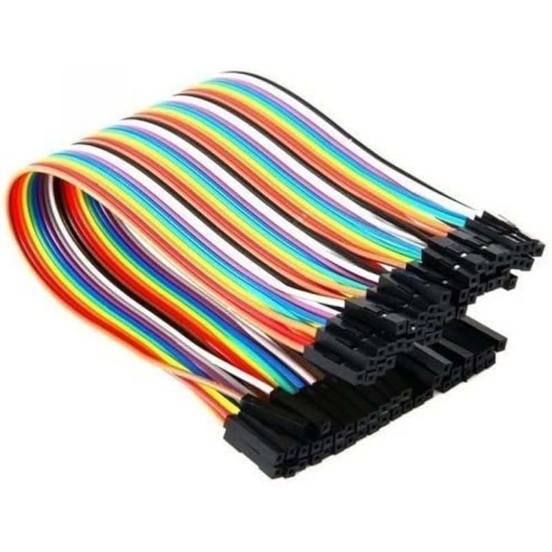 Female to Female Jumper Wires (20cm) 40pcs